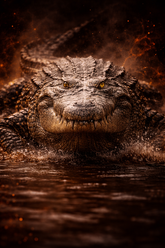 Obsidian Crocodile