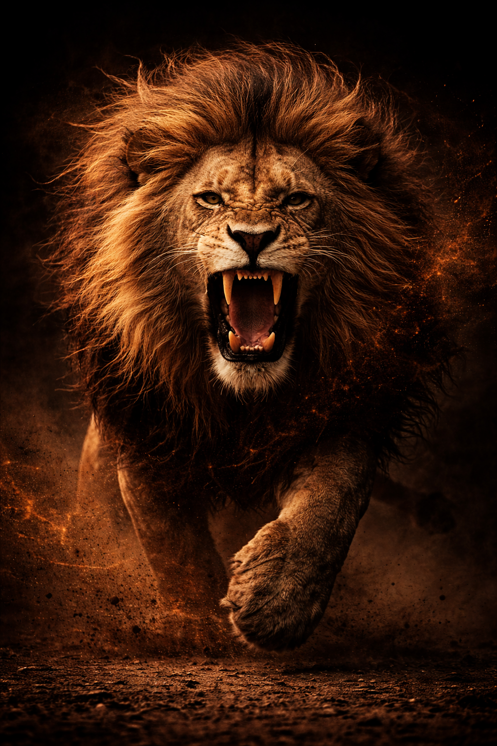 Obsidian Lion